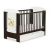 Kinderbett mit Schublade STANDARD 120x60cm Bär mit Schleife creme