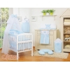 Kinderbett Moskitonetz aus Chiffon - Little Prince/Princess blau