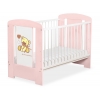 Kinderbett Puderrosa 120x60cm Bär mit Schleife creme nr 5004-01-321
