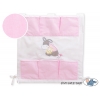 Kinderbett-Tasche - Esel Luca rosa