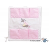 Kinderbett-Tasche - Esel Luca rosa