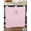 Kinderbett-Tasche rosa  - Gute Nacht rosa