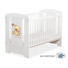 Kinderbett Weiß 120x60cm Bär mit Schleife braun nr 5004-07-326