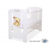 Kinderbett Weiß 120x60cm Bär mit Schleife braun nr 5004-07-326