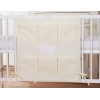 Kinderbetttasche - Hängende Herzen creme