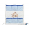 Kinderbetttasche - Teddy Bär Barnaba blau