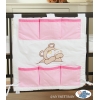 Kinderbetttasche - Teddy Bär Barnaba rosa