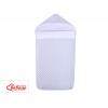 Kinderwagen Fußsack - Blumenmuster-grau
