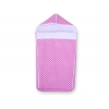 Kinderwagen Fußsack - Blumenmuster-Rosa