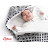 Kinderwagen Schlafsack - Blumenmuster-Schwarz