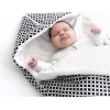 Kinderwagen Schlafsack - Blumenmuster-Schwarz