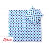 Kinderwagen Set 2tlg - Dunkelblau-minze Tupfen