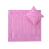 Kinderwagen Set 2tlg - Rosa-Blumenmuster