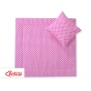 Kinderwagen Set 2tlg - Rosa-Blumenmuster