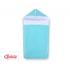 Kinderwagenschlafsack - Minze-Blumenmuster