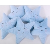 Kissen LITTLE STAR mit Rassel - blau