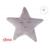 Kissen LITTLE STAR mit Rassel - grau