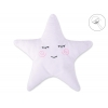 Kissen LITTLE STAR mit Rassel - weiß