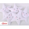 Kissen LITTLE STAR mit Rassel - weiß