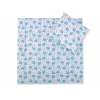 Kissen und Decke für Kinderwagen Set 2tlg - Igel mint