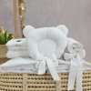 Kissen und Decke Stubenwagenset Weiß für Babys