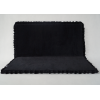 Klappbare Spielmatte Quadrat Schwarz 105x105 cm VELVET