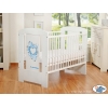 Komplett Babybett Weiß 120x60cm Chic nr 5010-07-4
