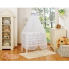 Komplett  Beistellbett FABIO mit Matratze und Bettwäsche Set - Basic Elefanten grau