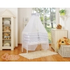 Komplett  Beistellbett FABIO mit Matratze und Bettwäsche Set - Basic Elefanten grau