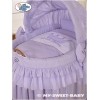 Komplett Stubenwagen mit Haube - Little Prince/Princess lila