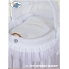 Komplett Stubenwagen mit Haube - Little Prince/Princess weiß