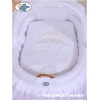 Komplett Stubenwagen mit Haube - Little Prince/Princess weiß