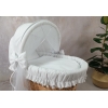 Korbüberwurf für Stubenwagen XL Ausstattung Weiß auch für Comfortbaby®
