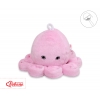 Kuscheltier Krake mit Rassel - rosa