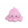Kuscheltier Krake mit Rassel - rosa