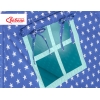 MEGA Set: Teepee Kinderspiel-Zelt+ Spielmatte+ Kissen+ Schmuckfedern GRATIS! - Dunkelblaue Sternchen
