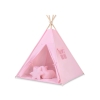 MEGA Set: Teepee Kinder Spielzelt + Spielmatte+ Kissen + Schmuckfedern GRATIS! - rosa