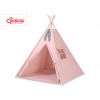 MINI Set: Teepee Kinderspiel-Zelt mit Spielmatte und Schmuckfedern GRATIS! - Altrosa