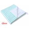 MINI Set: Teepee Zelt mit Spielmatte und Schmuckfedern GRATIS! - Chevron minze