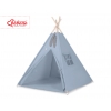 MINI Set: Teepee Kinderspielzelt+ Spielmatte + Schmuckfedern GRATIS!- pastellblau