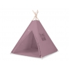 MINI Set: Teepee Kinderspielzelt + Spielmatte + Schmuckfedern GRATIS!- pastellviolett