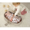 Moseskorb BOHO Baumwolle - Puppenträger - hellbeige