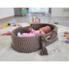 Moseskorb für Puppen BOHO mocca