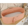 Moseskorb Geflochten  Boho Handmade - Lachs