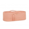 Moseskorb Geflochten  Boho Handmade - Lachs
