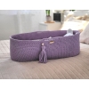 Moseskorb Boho Handmade - lila
