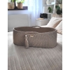 Moseskorb Boho Handmade mit Ständer -sand