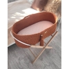 Moseskorb mit Ständer Boho-Stil - terracotta
