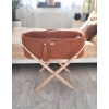 Moseskorb mit Ständer Boho-Stil - terracotta