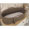 Geflochtener Moseskorb Boho Handmade - Mocca